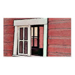 Red Barn Window Business Cards