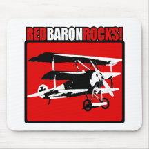 Red Baron Rocks! Mousepad