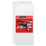 Red Baron Rocks! rack cards