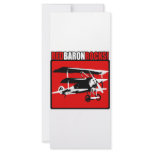 Red Baron Rocks! rack cards