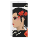 red beauty rack card design