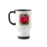 Red Bee Balm Plastic Travel Mug