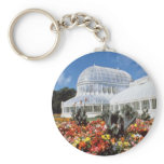 Red Belfast, Palm House, Botanical Gardens, Irelan Key Chain
