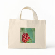 Red Berries canvas tote bag