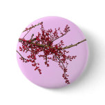 Red Berries on Dormant Tree Branch buttons