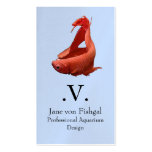 Red Betta Siamese Fighting Fish Business Cards