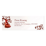 Red Betta Siamese Fighting Fish Business Cards