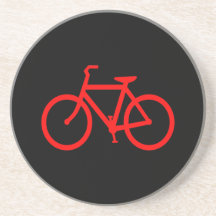 Red Bike Drink Coaster