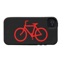 Red Bike Vibe iPhone 4 Cases