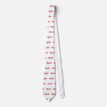 Red Bipolar Necktie