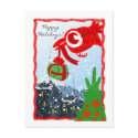 Red Bird Gift Postcard
