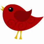 Red Bird photo sculptures