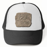 Red bird stone hats