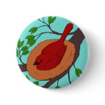 Red Bird's Nest Pin