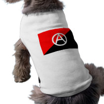 Red Black and White Anarchist Flag Anarchy