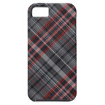 Red, black and white plaid iPhone 5 cases