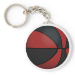 Red & Black Basketball: keychains