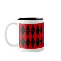 Red & Black Buddha Cup mugs