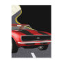 Red/Black Camaro Car - Car/Father's Day Postcards