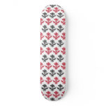 Red & Black Damasque Graffiti skateboards