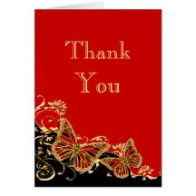 Red black gold wedding engagement greeting cards