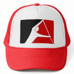 RED & BLACK LEAGUE OF PADDLERS TRUCKER HAT