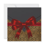 Red Black Leopard Party