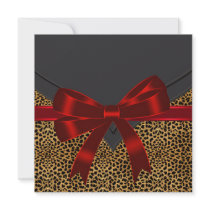 Red Black Leopard Party