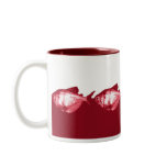 Red Black Skirt Tetras mugs