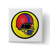 red blue football helmet logo