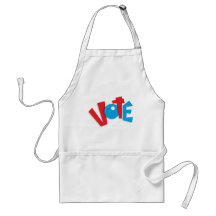 Red & Blue Vote Aprons