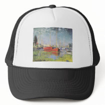 Red Boats, Argenteuil, Claude Monet Mesh Hats