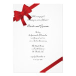 Red Bows Engagement Party Invitation