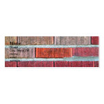 Red Brick Wall Business Card Templates