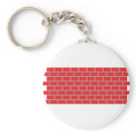 red brick wall key chains