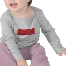 red brick wall t shirt