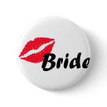 Red bride lips pin