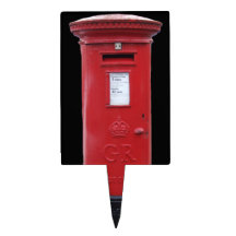 Red British Post box Cake Topper