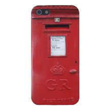 Red British Post box Cases For iPhone 5