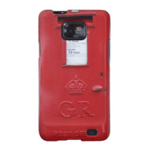 Red British Post box Galaxy SII Cover