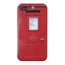 Red British Post box iPhone 4 Cover