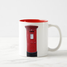 Red British Post box Mug