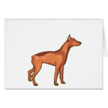 Red/Brown Doberman Pincher cards