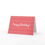 Red bubble pattern cards