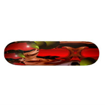 Red Bubble Skateboard