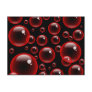 Red Bubbles Postcards