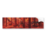 RED bumper sticker bumper stickers