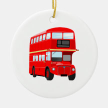 Red Bus Ornament