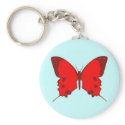 Red Butterfly keychains
