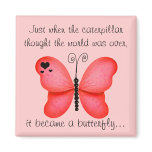 Red Butterfly Magnet